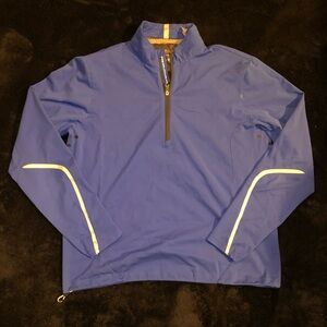 RLX Ralph Lauren Quarter-Zip Pullover with Reflective Trim